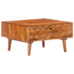 vidaXL Coffee Table 68x68x38 cm Solid Acacia Wood | SKU: 288089 | Barcode: 8719883879307
