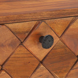 vidaXL Coffee Table 68x68x38 cm Solid Acacia Wood | SKU: 288089 | Barcode: 8719883879307