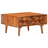 vidaXL Coffee Table 68x68x38 cm Solid Acacia Wood | SKU: 288089 | Barcode: 8719883879307