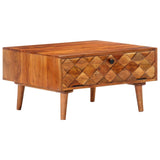 vidaXL Coffee Table 68x68x38 cm Solid Acacia Wood | SKU: 288089 | Barcode: 8719883879307