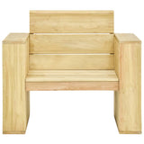 Chair From VidaXL Impregnated Pinewood 4 Piece Garden Lounge Set N2 | SKU: 3053198 | UPC: 8719883889078 | Weight: 216kg