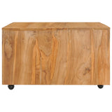 vidaXL Coffee Table 80x80x40 cm Solid Teak Wood | SKU: 288896 | Barcode: 8719883910895