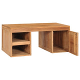 vidaXL Coffee Table 90x50x40 cm Solid Teak Wood | SKU: 288902 | Barcode: 8719883910956