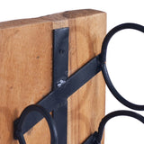 vidaXL Wine Rack For 6 Bottles 35x35x100 cm Solid Teak Wood | SKU: 288809 | Barcode: 8719883911045
