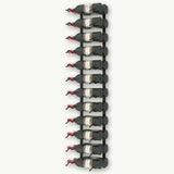 vidaXL Wall Mounted Wine Rack For 24 Bottles Black Iron | SKU: 289557 | Barcode: 8719883978956