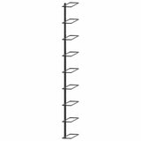vidaXL Wall Mounted Wine Rack For 9 Bottles Black Iron | SKU: 289561 | Barcode: 8719883978994