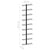 vidaXL Wall Mounted Wine Rack For 9 Bottles Black Iron | SKU: 289561 | Barcode: 8719883978994