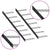 vidaXL Wall Mounted Wine Racks for 14 Bottles 2 pcs Black Metal | SKU: 289565 | Barcode: 8719883979038
