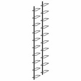vidaXL Wall Mounted Wine Racks for 20 Bottles 2 pcs Black Metal | SKU: 289567 | Barcode: 8719883979052