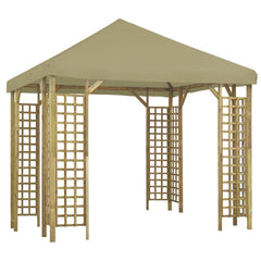 vidaXL Gazebo 3x3 m Beige | SKU: 3054481 | Barcode: 8719883992556