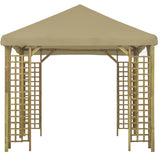 vidaXL Gazebo 3x3 m Beige | SKU: 3054481 | Barcode: 8719883992556