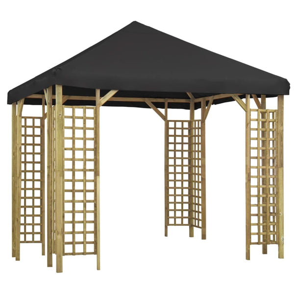 vidaXL Gazebo 3x3 m Anthracite | SKU: 3054484 | Barcode: 8719883992839