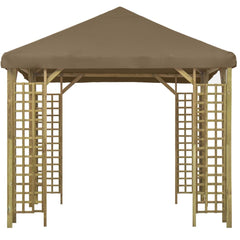 vidaXL Gazebo 3x3 m Taupe | SKU: 3054486 | Barcode: 8719883992853