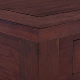 vidaXL Coffee Table Classical Brown 68x68x30 cm Solid Mahogany Wood | SKU: 288825 | Barcode: 8719883996318