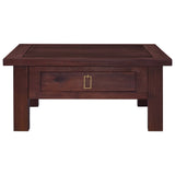 vidaXL Coffee Table Classical Brown 68x68x30 cm Solid Mahogany Wood | SKU: 288825 | Barcode: 8719883996318