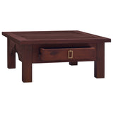 vidaXL Coffee Table Classical Brown 68x68x30 cm Solid Mahogany Wood | SKU: 288825 | Barcode: 8719883996318
