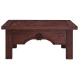 vidaXL Coffee Table Classical Brown 68x68x30 cm Solid Mahogany Wood | SKU: 288825 | Barcode: 8719883996318