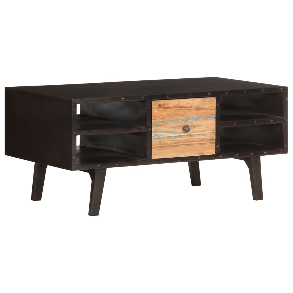 vidaXL Coffee Table 100x50x45 cm Solid Reclaimed Wood | SKU: 287857 | Barcode: 8719883996523