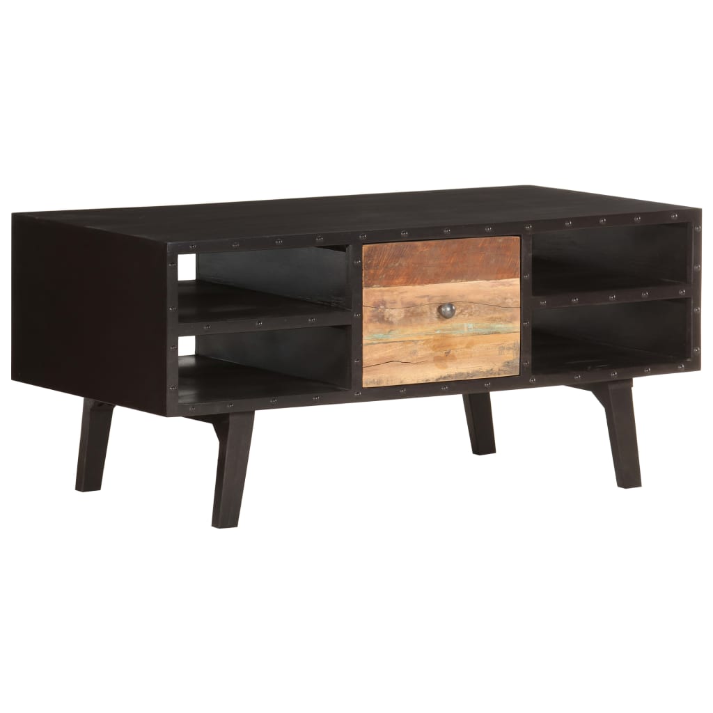 vidaXL Coffee Table 100x50x45 cm Solid Reclaimed Wood | SKU: 287857 | Barcode: 8719883996523