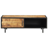 vidaXL Coffee Table 105x50x35 cm Rough Mango Wood | SKU: 288471 | Barcode: 8719883997001