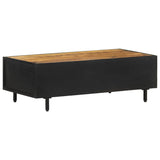 vidaXL Coffee Table 105x50x35 cm Rough Mango Wood | SKU: 288471 | Barcode: 8719883997001