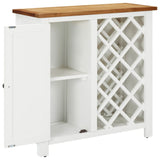 vidaXL Wine Cabinet 80x32x80 cm Solid Oak Wood | SKU: 289210 | Barcode: 8720286020890