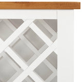 vidaXL Wine Cabinet 80x32x80 cm Solid Oak Wood | SKU: 289210 | Barcode: 8720286020890