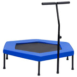 vidaXL Fitness Trampoline With Handle And Safety Pad Hexagon 122 cm | SKU: 92491 | Barcode: 8720286054444