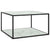 vidaXL Coffee Table Black With White Marble Glass 90x90x50 cm | SKU: 322913 | Barcode: 8720286058411