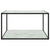 vidaXL Coffee Table Black With White Marble Glass 90x90x50 cm | SKU: 322913 | Barcode: 8720286058411
