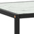 vidaXL Coffee Table Black With White Marble Glass 90x90x50 cm | SKU: 322913 | Barcode: 8720286058411