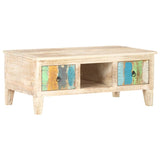 vidaXL Coffee Table 100x55x40 cm Rough Acacia Wood | SKU: 320235 | Barcode: 8720286060506