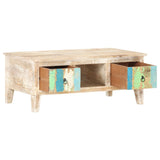 vidaXL Coffee Table 100x55x40 cm Rough Acacia Wood | SKU: 320235 | Barcode: 8720286060506