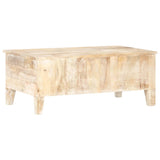 vidaXL Coffee Table 100x55x40 cm Rough Acacia Wood | SKU: 320235 | Barcode: 8720286060506