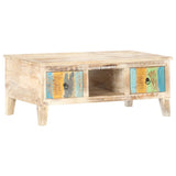 vidaXL Coffee Table 100x55x40 cm Rough Acacia Wood | SKU: 320235 | Barcode: 8720286060506