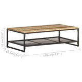 vidaXL Coffee Table 110x60x35 cm Solid Reclaimed Wood | SKU: 320245 | Barcode: 8720286060605