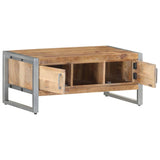 vidaXL Coffee Table 95x50x40 cm Rough Mango Wood | SKU: 323489 | Barcode: 8720286066423