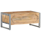 vidaXL Coffee Table 95x50x40 cm Rough Mango Wood | SKU: 323489 | Barcode: 8720286066423