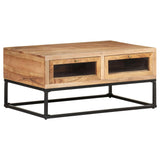 vidaXL Coffee Table 90x60x40 cm Solid Acacia Wood | SKU: 323506 | Barcode: 8720286066591