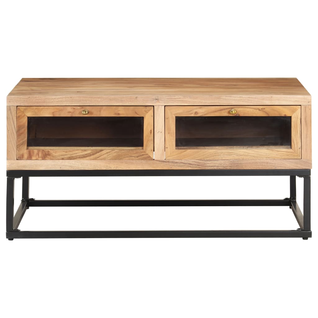 vidaXL Coffee Table 90x60x40 cm Solid Acacia Wood | SKU: 323506 | Barcode: 8720286066591