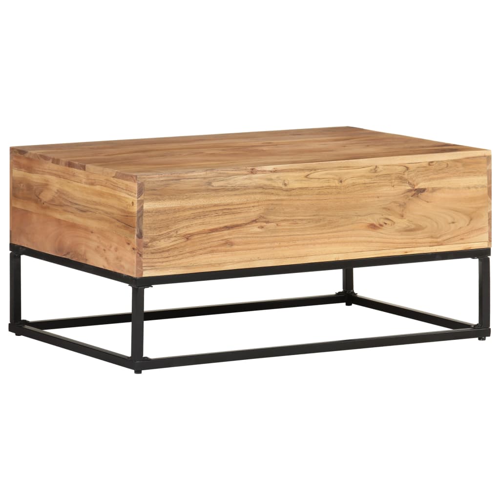 vidaXL Coffee Table 90x60x40 cm Solid Acacia Wood | SKU: 323506 | Barcode: 8720286066591