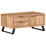 vidaXL Coffee Table 90x50x40 cm Solid Acacia Wood With Live Edges | SKU: 323520 | Barcode: 8720286066737