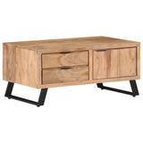 vidaXL Coffee Table 90x50x40 cm Solid Acacia Wood With Live Edges | SKU: 323520 | Barcode: 8720286066737