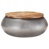 vidaXL Coffee Table Grey 68x68x30 cm Solid Reclaimed Wood | SKU: 323530 | Barcode: 8720286066836