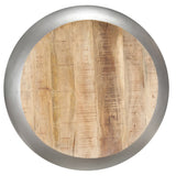 vidaXL Coffee Table Grey 68x68x30 cm Solid Mango Wood | SKU: 323531 | Barcode: 8720286066843