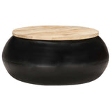 vidaXL Coffee Table Black 68x68x30 cm Solid Mango Wood | SKU: 323533 | Barcode: 8720286066867