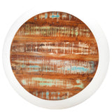 vidaXL Coffee Table White 68x68x30 cm Solid Reclaimed Wood | SKU: 323534 | Barcode: 8720286066874