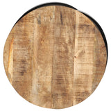 vidaXL Coffee Table Black 60x60x40 cm Solid Rough Mango Wood | SKU: 321935 | Barcode: 8720286067123