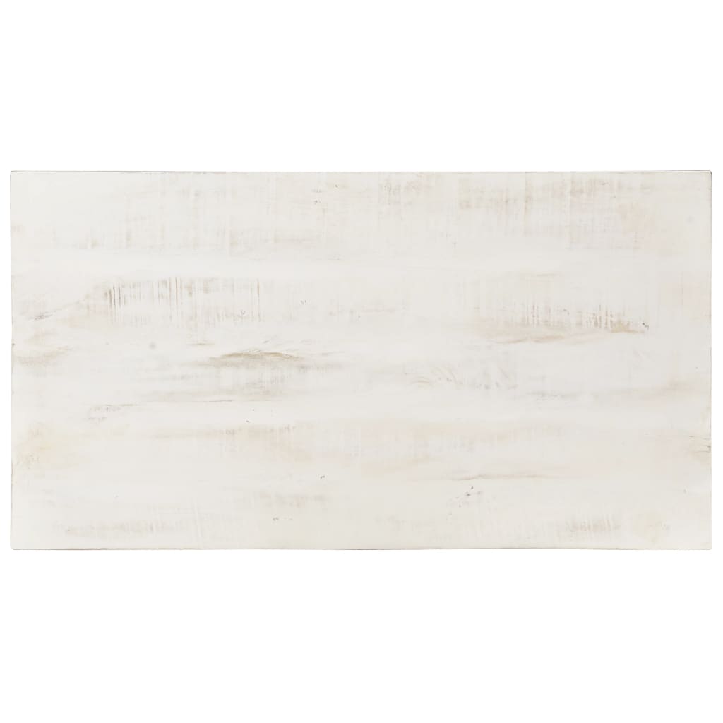 vidaXL Coffee Table White 110x60x45 cm Solid Mango Wood | SKU: 323555 | Barcode: 8720286068212