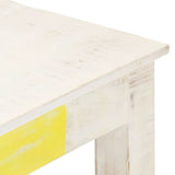 vidaXL Coffee Table White 110x60x45 cm Solid Mango Wood | SKU: 323555 | Barcode: 8720286068212